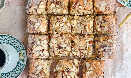 Almond Croissant Blondies