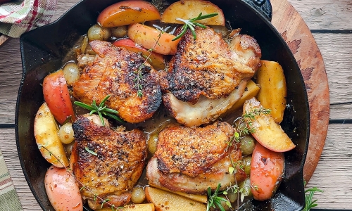 Cider Braised Chicken 