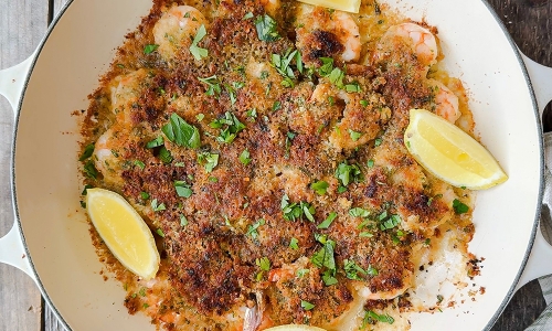 Easy Shrimp Oreganata