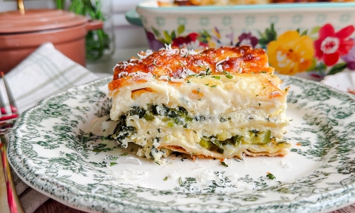 White Veggie Lasagna