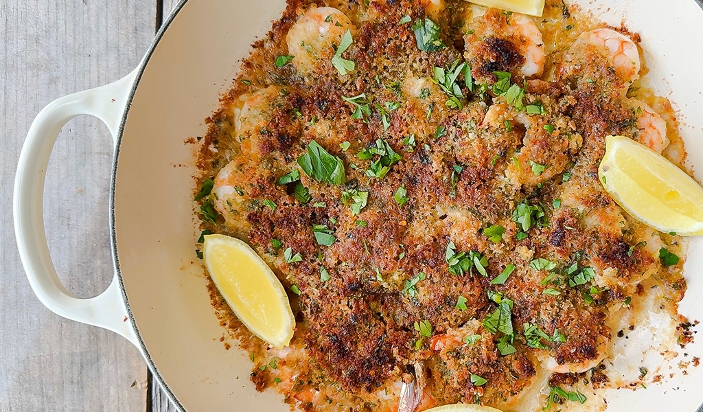 Easy Shrimp Oreganata