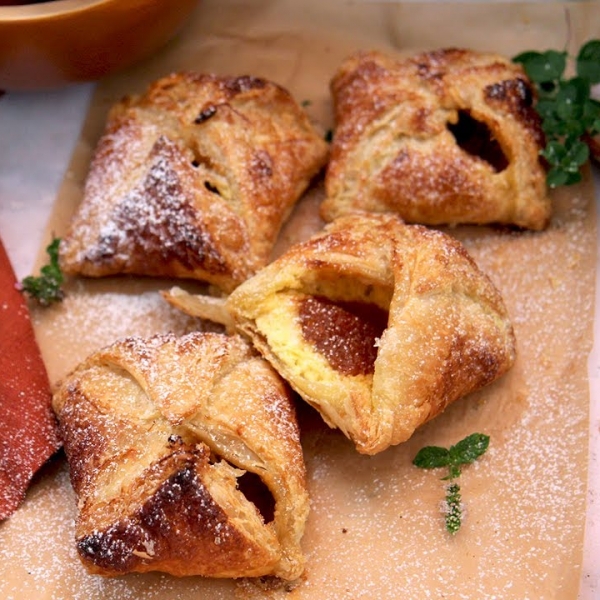 Apple Butter Cheese Danishes