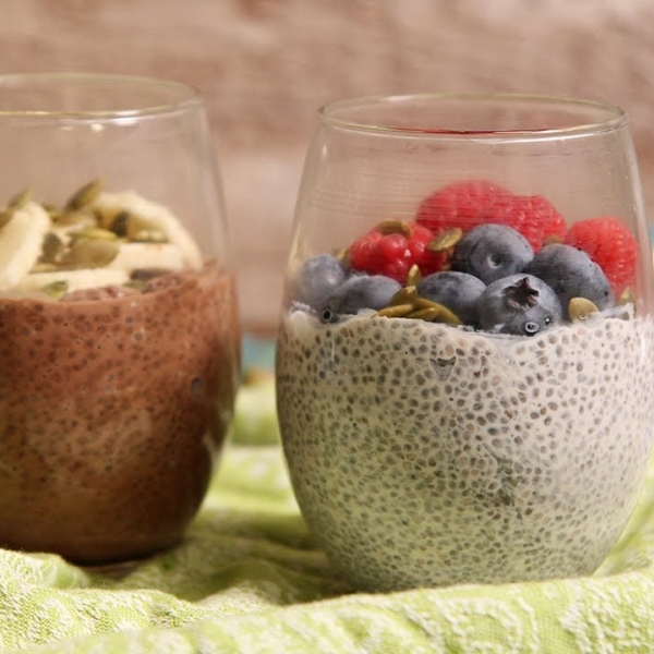 Chia Seed Pudding Two Ways