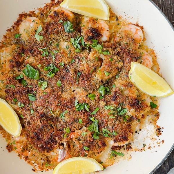 Easy Shrimp Oreganata