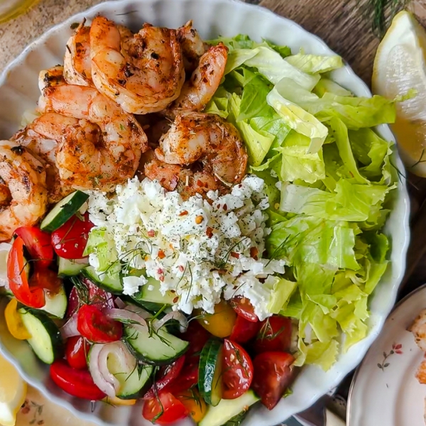 Mediterranean Shrimp Bowls