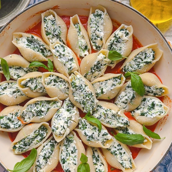 Spinach Stuffed Shells